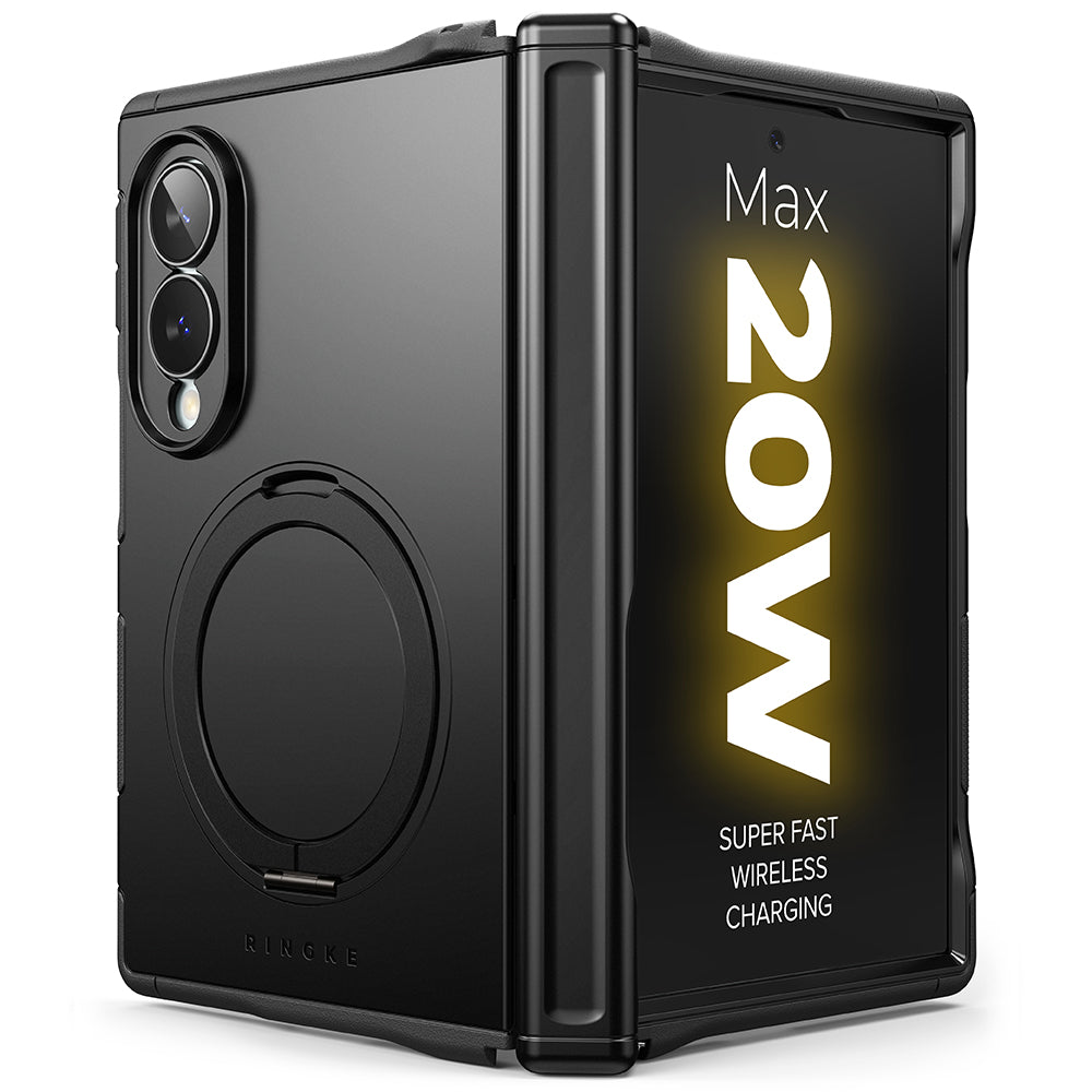 Coque MagSafe pour Samsung Galaxy Z Fold8 F971, Ringke, Alles, Noire