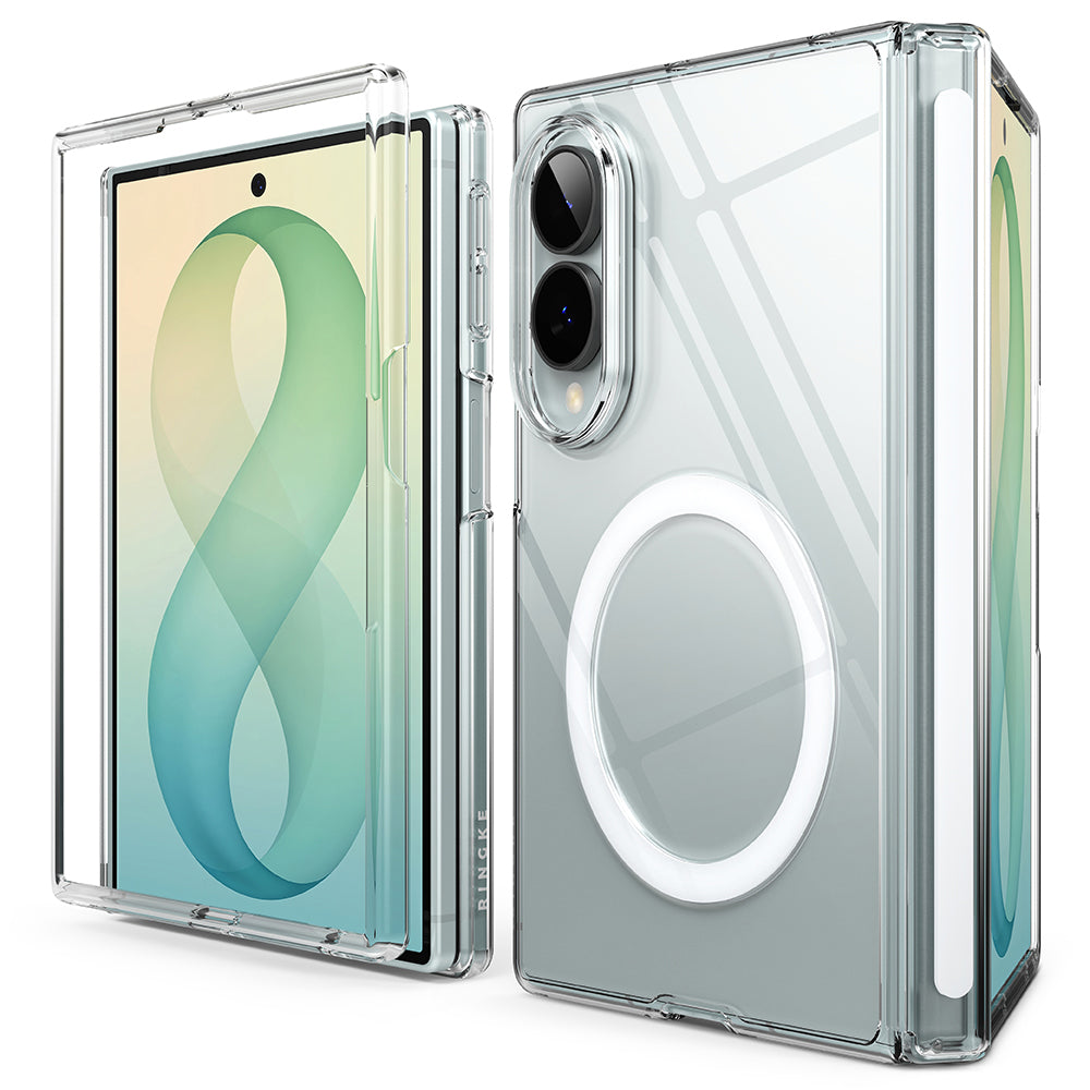 MagSafe-hoesje voor Samsung Galaxy Z Fold8 F971, Ringke, Fusion Air Flap, transparant