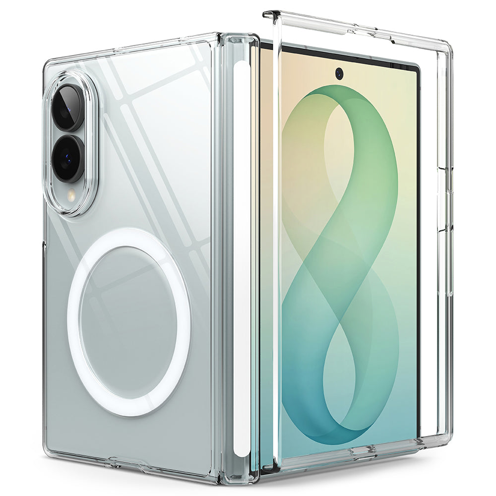 MagSafe-hoesje voor Samsung Galaxy Z Fold8 F971, Ringke, Fusion Air Flap, transparant