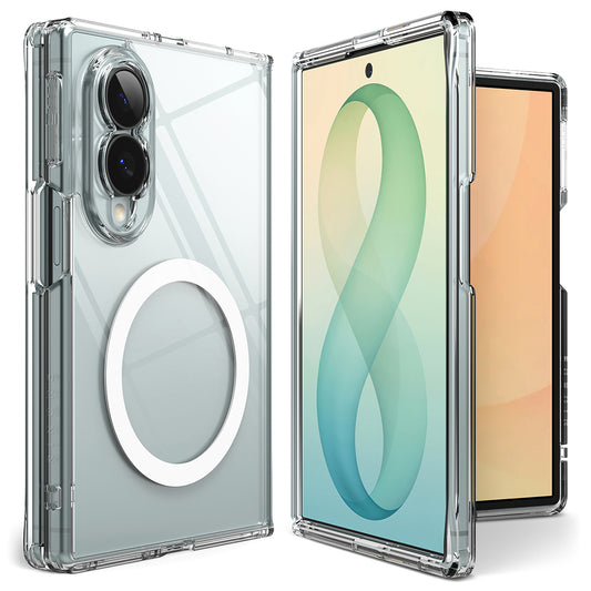 Coque MagSafe pour Samsung Galaxy Z Fold8 F971, Ringke, Fusion, transparente