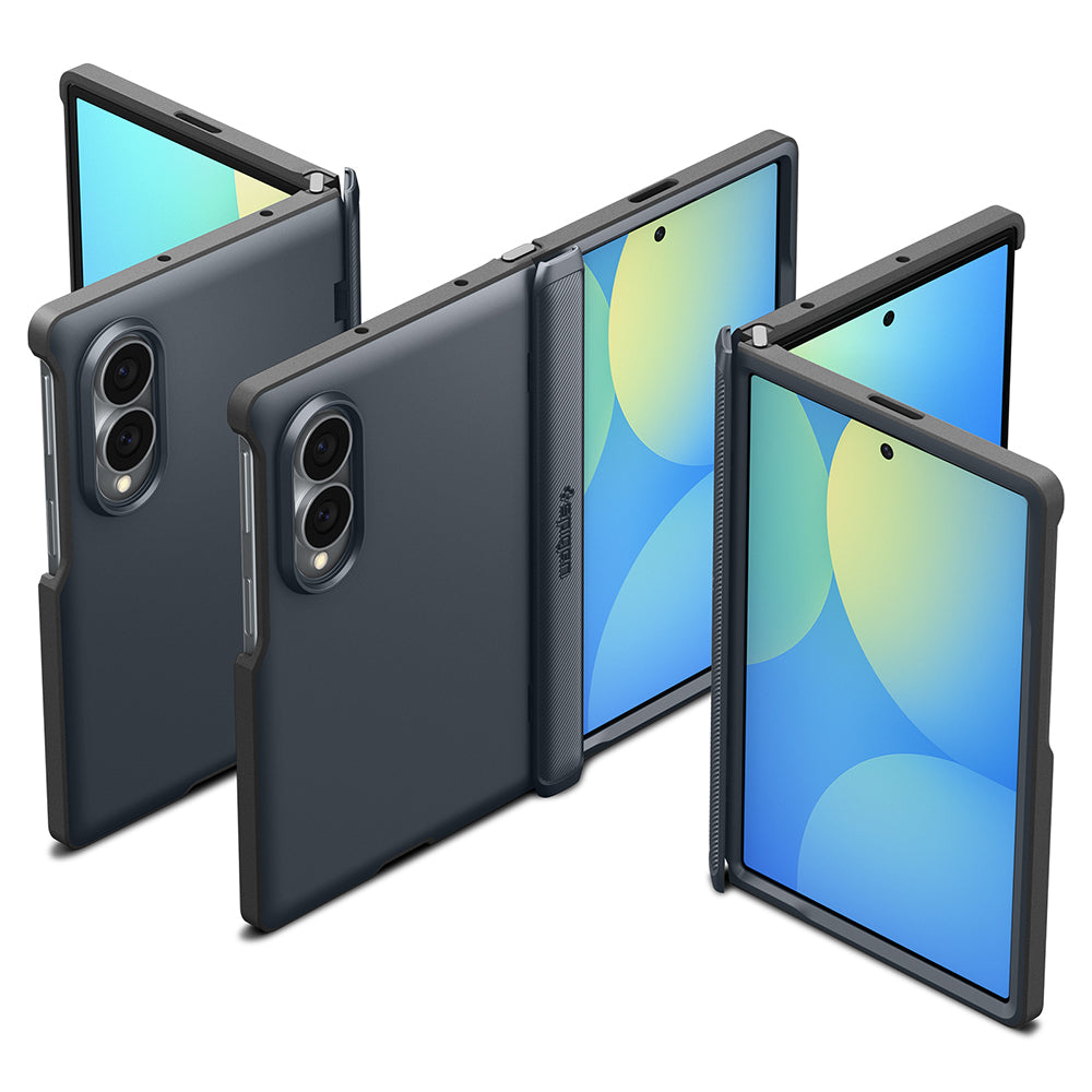 Coque MagSafe pour Samsung Galaxy Z Fold8 F971, Spigen, Slim Armor Pro, Bleue ACS11951