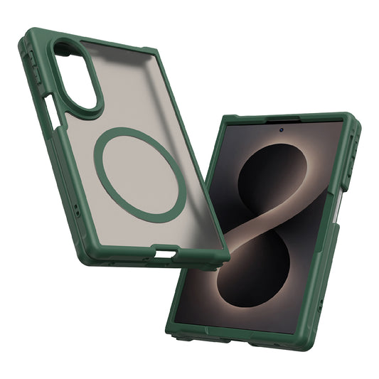 MagSafe-hoes voor Samsung Galaxy Z Fold8 F971, Techsuit, HaloFrost II, Groen