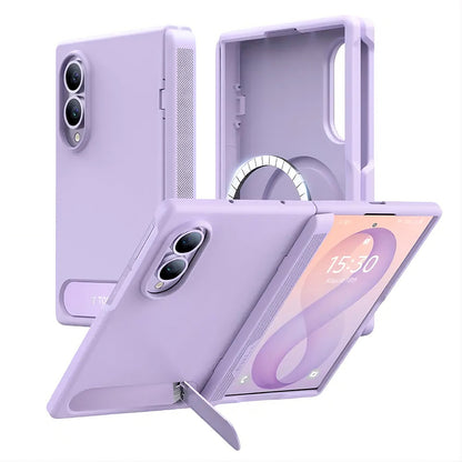 MagSafe-Hülle für Samsung Galaxy Z Fold8 F971, Torras, Ostand L1 Guardian, Hellviolett