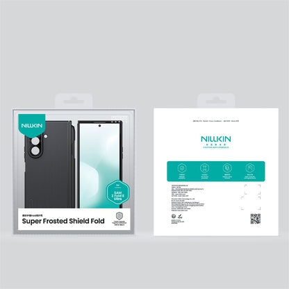 MagSafe-hoesje voor Samsung Galaxy Z Fold8 Ultra F976, Nillkin, Super Frosted Shield met pennenhouder, Zwart Transparant