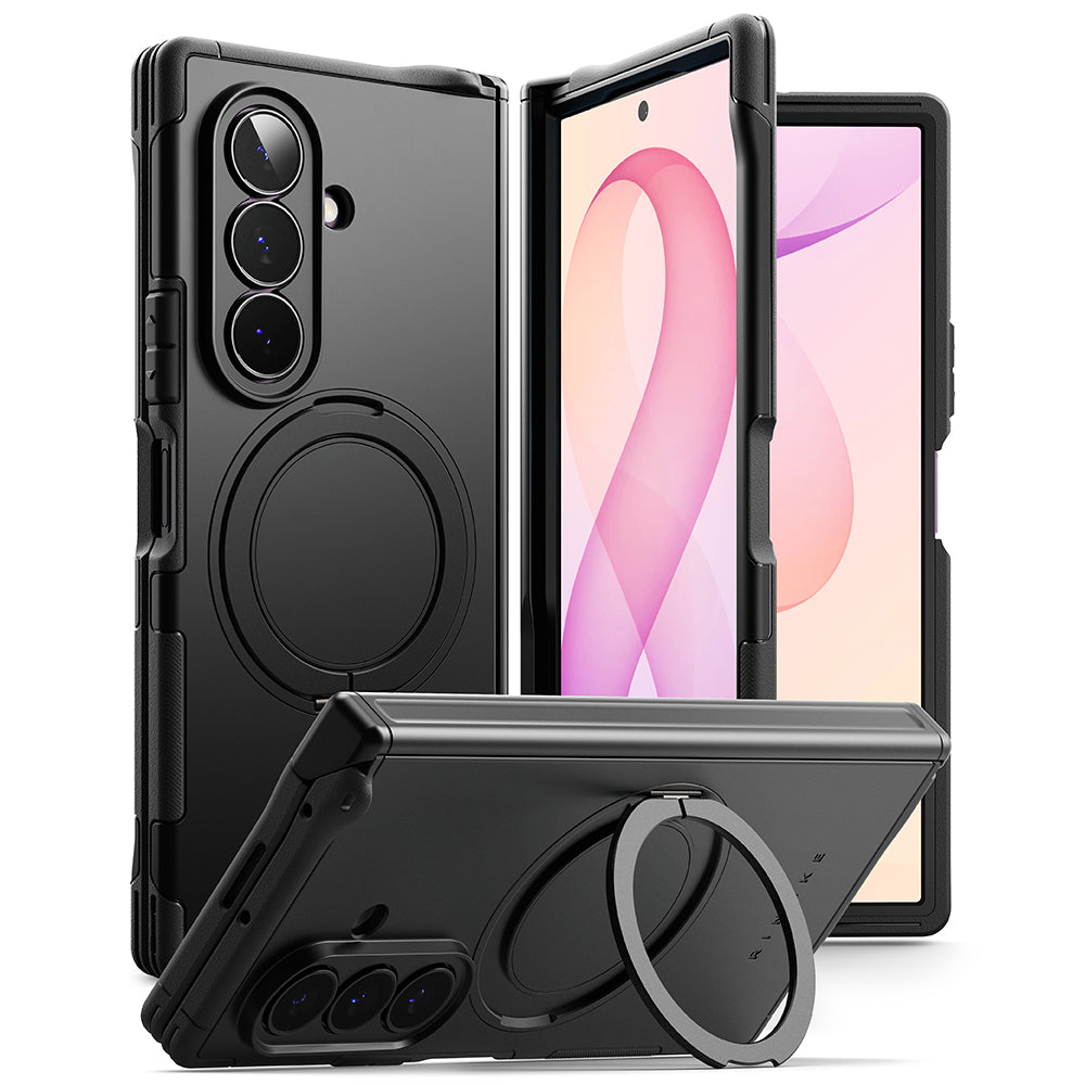 Coque MagSafe pour Samsung Galaxy Z Fold8 Ultra F976, Ringke, Alles, Noire