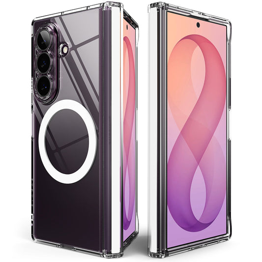 MagSafe Case for Samsung Galaxy Z Fold8 Ultra F976, Ringke, Fusion Flap, Transparent