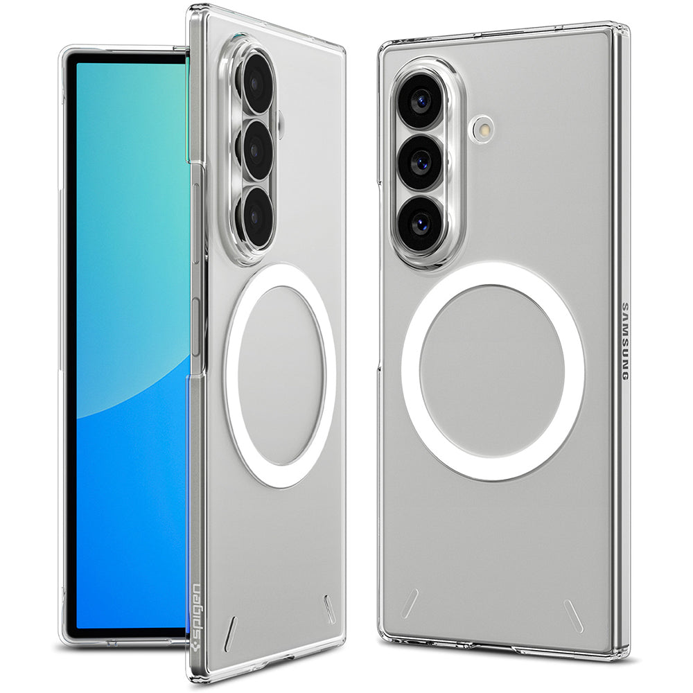 Coque MagSafe pour Samsung Galaxy Z Fold8 Ultra F976, Spigen, Air Skin, Transparente Blanche ACS11505