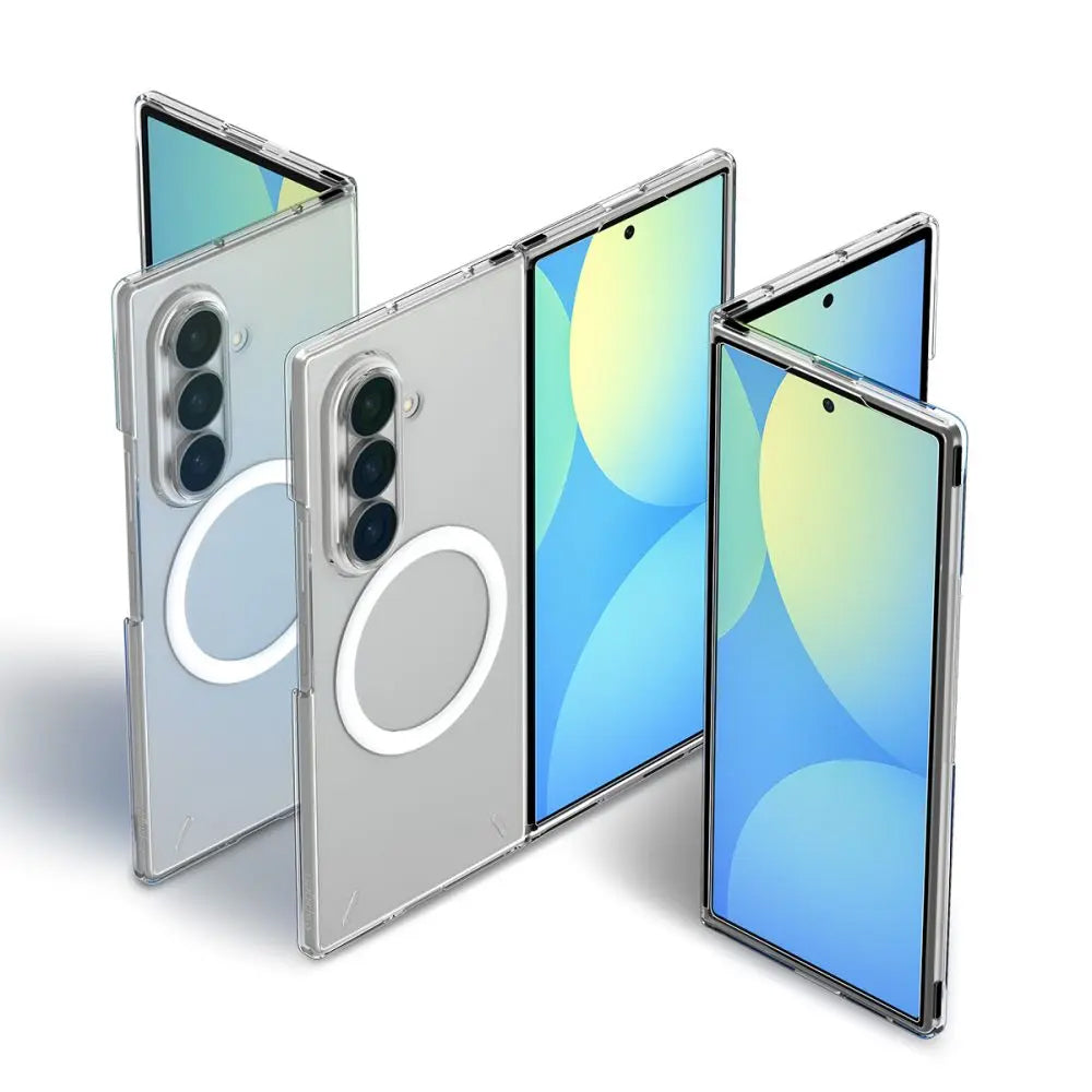 Coque MagSafe pour Samsung Galaxy Z Fold8 Ultra F976, Spigen, Air Skin, Transparente Blanche ACS11505