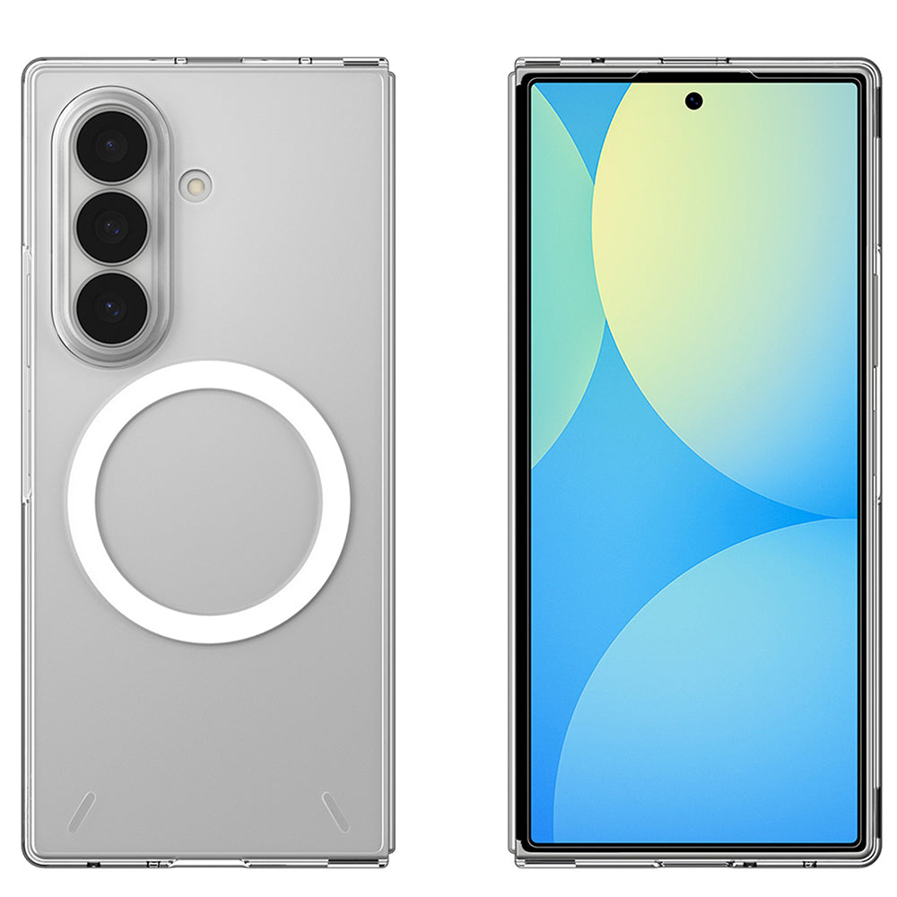 Coque MagSafe pour Samsung Galaxy Z Fold8 Ultra F976, Spigen, Air Skin, Transparente Blanche ACS11505