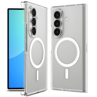Coque MagSafe pour Samsung Galaxy Z Fold8 Ultra F976, Spigen, Air Skin Zero, Transparente Blanche ACS11495