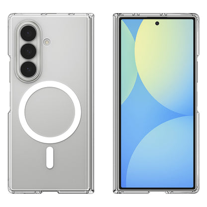 Coque MagSafe pour Samsung Galaxy Z Fold8 Ultra F976, Spigen, Air Skin Zero, Transparente Blanche ACS11495