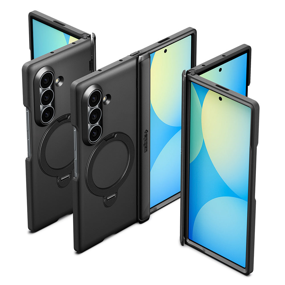 Coque MagSafe pour Samsung Galaxy Z Fold8 Ultra F976, Spigen, Slim Armor Pro S, Noire ACS11778