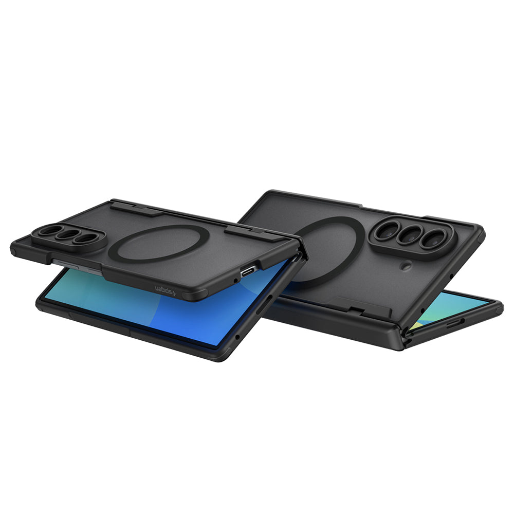 MagSafe-hoes voor Samsung Galaxy Z Fold8 Ultra F976, Spigen, Ultra Hybrid Pro, Zwart Satijn ACS12102
