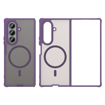 Coque MagSafe pour Samsung Galaxy Z Fold8 Ultra F976, Techsuit, HaloFrost II, Violet