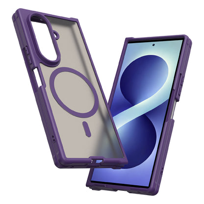 Coque MagSafe pour Samsung Galaxy Z Fold8 Ultra F976, Techsuit, HaloFrost II, Violet