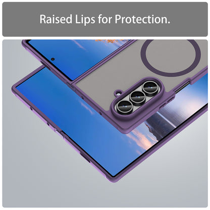 Coque MagSafe pour Samsung Galaxy Z Fold8 Ultra F976, Techsuit, HaloFrost II, Violet