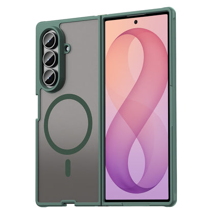 Coque MagSafe pour Samsung Galaxy Z Fold8 Ultra F976, Techsuit, HaloFrost II, Vert