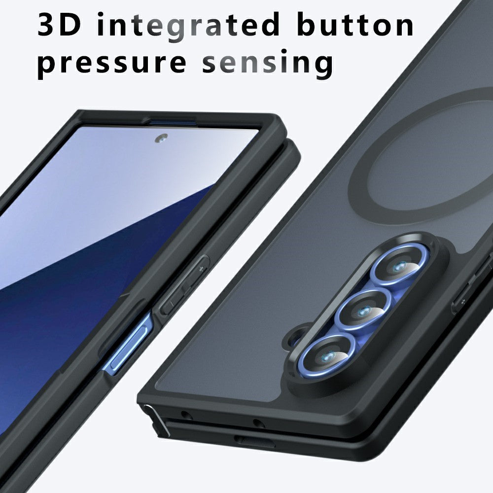 MagSafe-Hülle für Samsung Galaxy Z Fold8 Ultra F976, Techsuit, PureFrost, Satin Schwarz