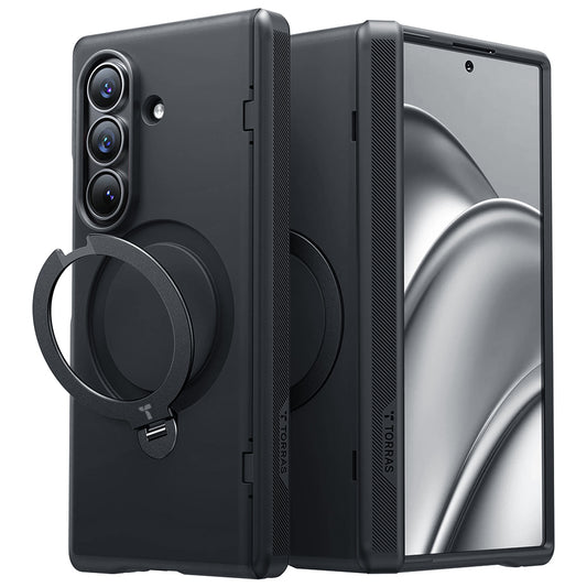 MagSafe-Hülle für Samsung Galaxy Z Fold8 Ultra F976, Torras, Ostand Q3 Spin, Schwarz