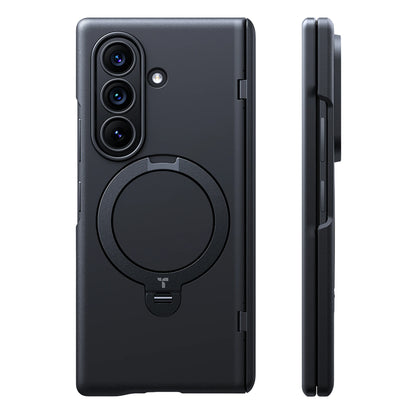 Coque MagSafe pour Samsung Galaxy Z Fold8 Ultra F976, Torras, Ostand Q3 Spin, Noire