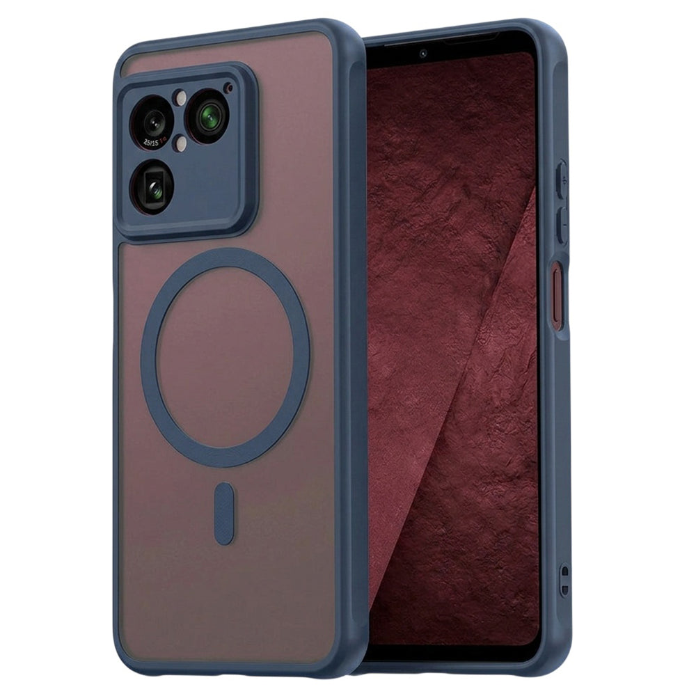 Coque MagSafe pour Sony Xperia 1 VIII, Techsuit, HaloFrost II, Bleu marine