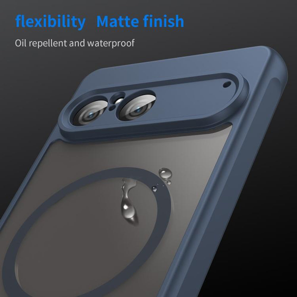 MagSafe hoesje voor Sony Xperia 10 VII, Techsuit, HaloFrost II, Marineblauw