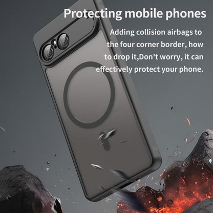 MagSafe hoes voor Sony Xperia 10 VII, Techsuit, HaloFrost II, Zwart