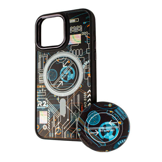 MagSafe-hoes voor Xiaomi Redmi A2 / A1, BOTER, MagPopsocket Technology, Multicolor