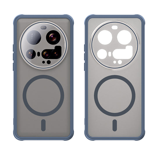 MagSafe-hoes voor Xiaomi 15 Ultra, Techsuit, HaloFrost II, Marineblauw