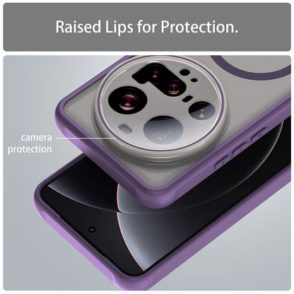 MagSafe-hoes voor Xiaomi 15 Ultra, Techsuit, HaloFrost II, Paars