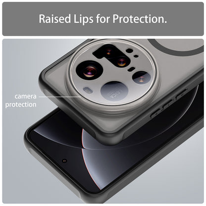 Coque MagSafe pour Xiaomi 15 Ultra, Techsuit, HaloFrost II, Noire