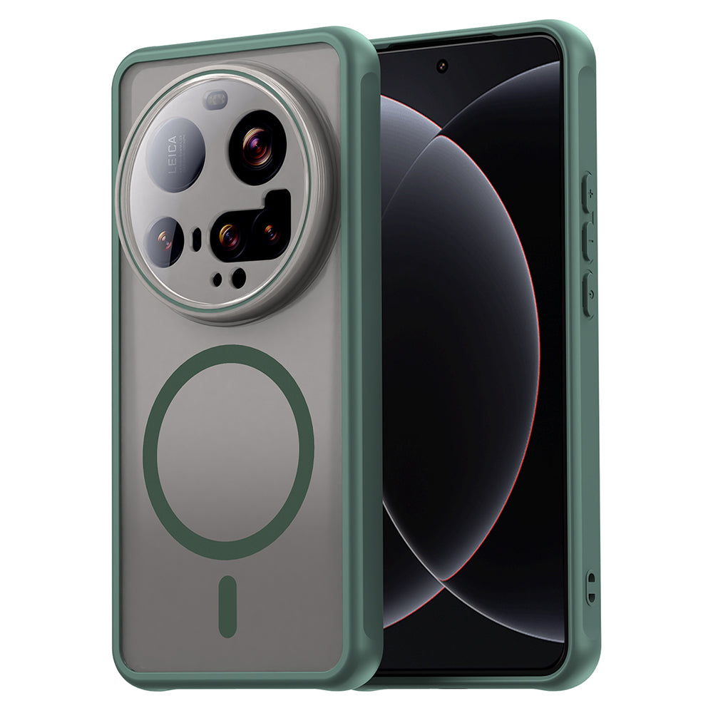 MagSafe-hoes voor Xiaomi 15 Ultra, Techsuit, HaloFrost II, Groen