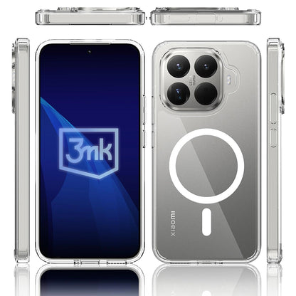 Coque MagSafe pour Xiaomi 15T Pro, 3MK, Armor MagCase, Transparente
