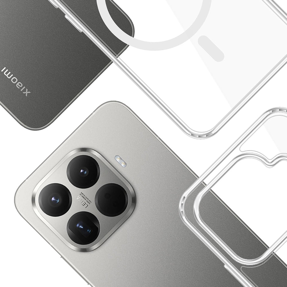 Coque MagSafe pour Xiaomi 15T Pro, 3MK, Armor MagCase, Transparente