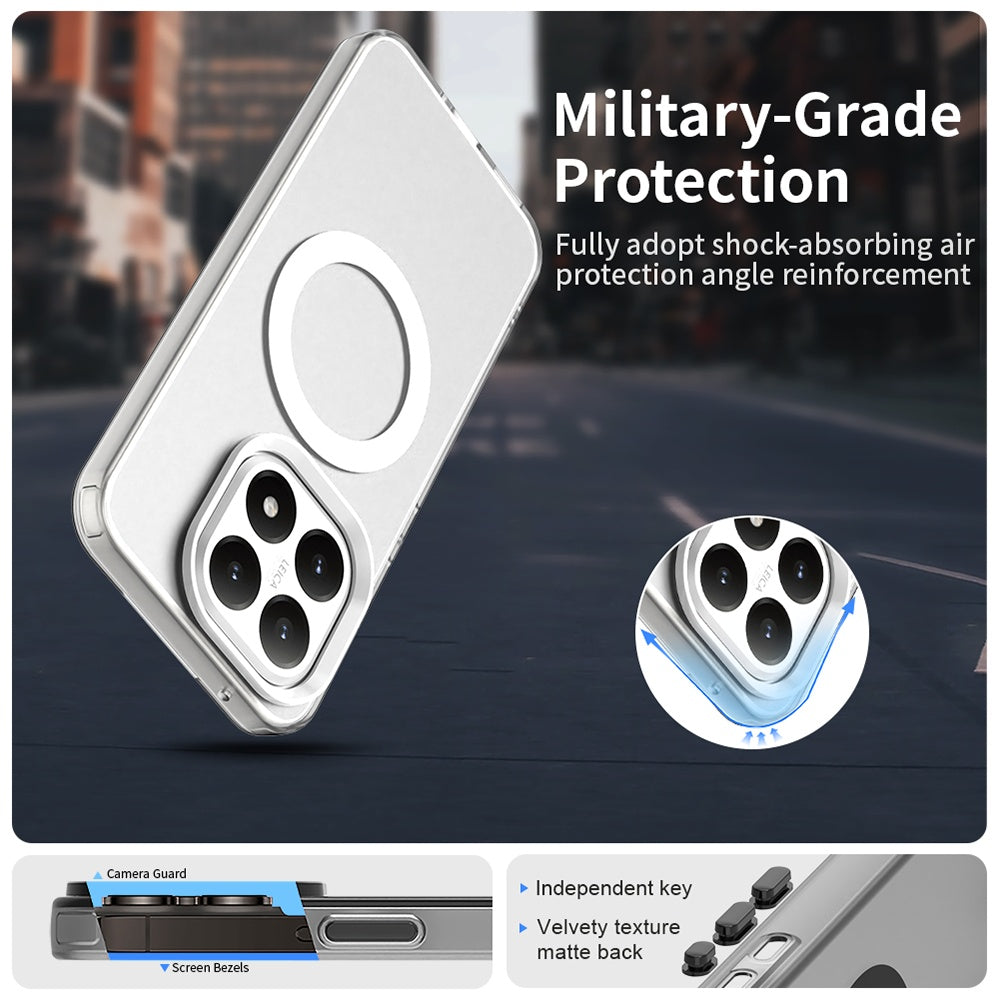 MagSafe hoes voor Xiaomi 15T, Techsuit, CandyCase, Wit