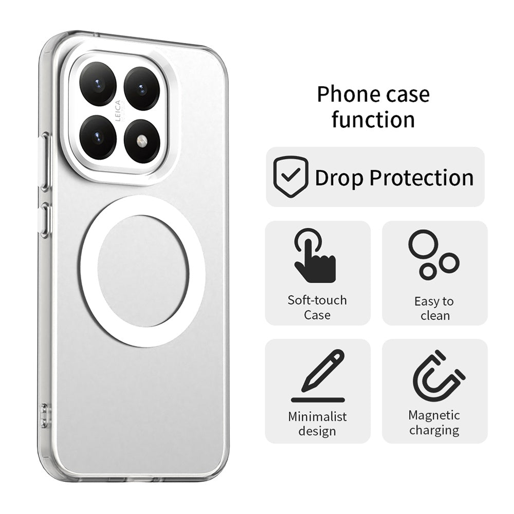 MagSafe hoes voor Xiaomi 15T, Techsuit, CandyCase, Wit