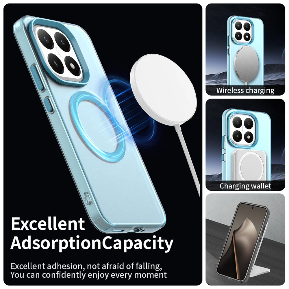 Étui MagSafe pour Xiaomi 15T, Techsuit, CandyCase, Bleu