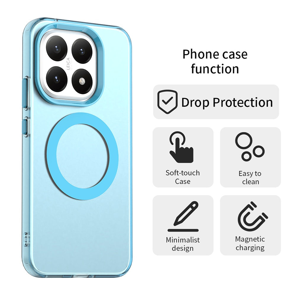 Étui MagSafe pour Xiaomi 15T, Techsuit, CandyCase, Bleu