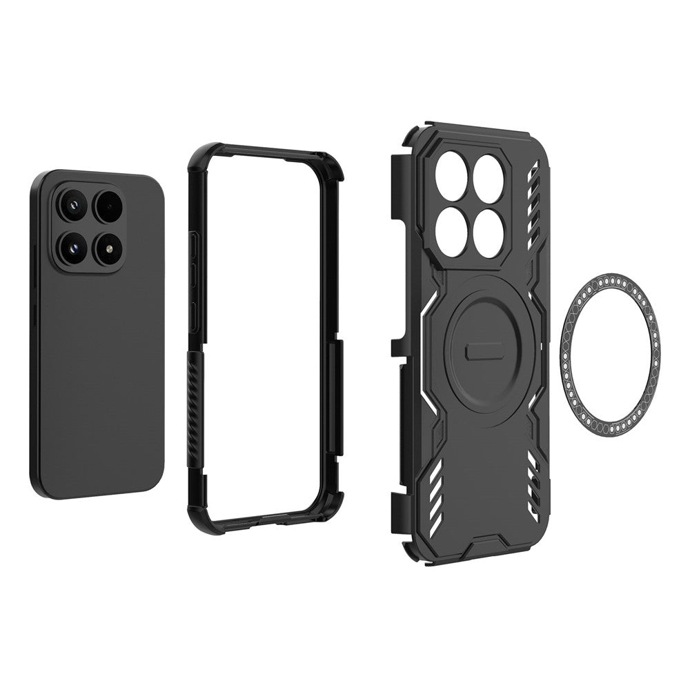 Étui MagSafe pour Xiaomi 17, Techsuit, ArmorMag, Noir