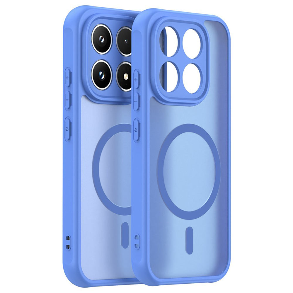 Coque MagSafe pour Xiaomi 17, Techsuit, HaloFrost II, Bleue