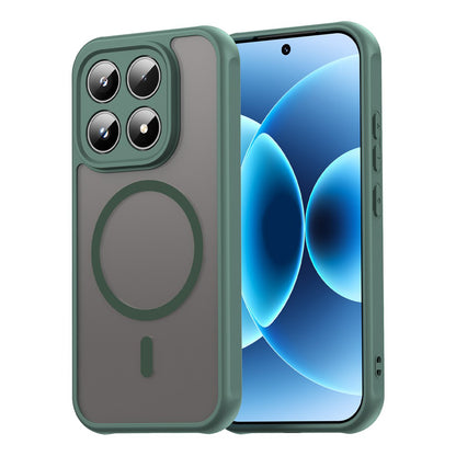 Coque MagSafe pour Xiaomi 17, Techsuit, HaloFrost II, Vert