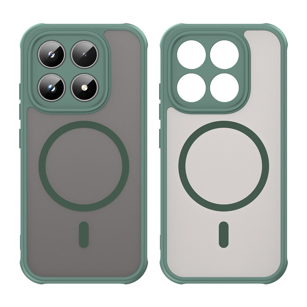Coque MagSafe pour Xiaomi 17, Techsuit, HaloFrost II, Vert