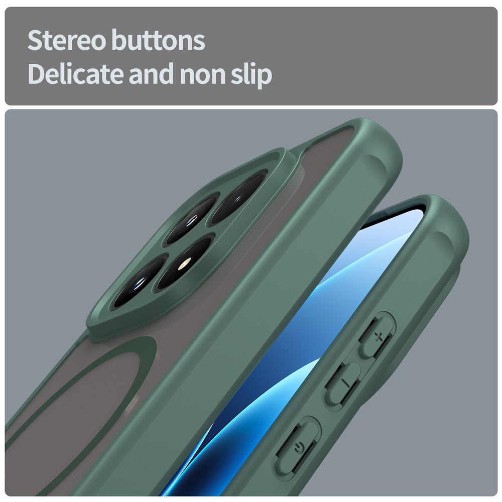 Coque MagSafe pour Xiaomi 17, Techsuit, HaloFrost II, Vert
