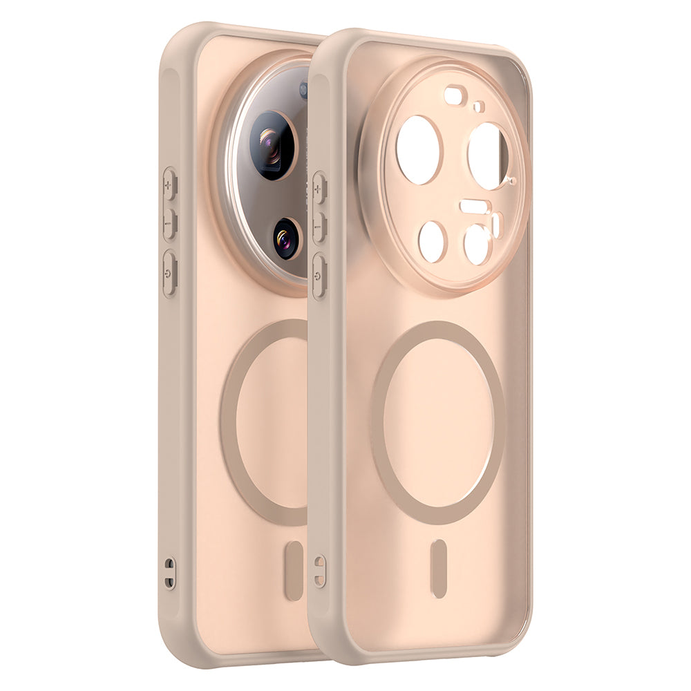 Étui MagSafe pour Xiaomi 17 Ultra, Techsuit, HaloFrost II, Doré