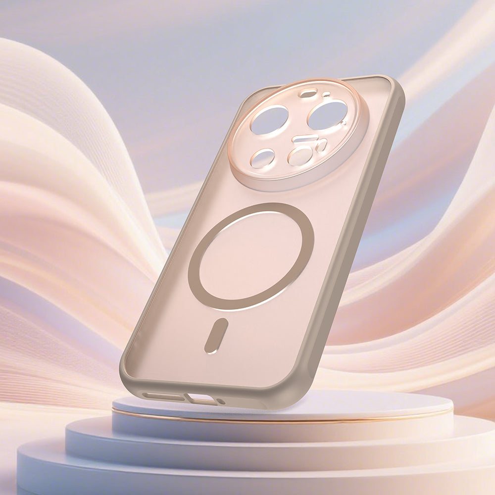 Étui MagSafe pour Xiaomi 17 Ultra, Techsuit, HaloFrost II, Doré