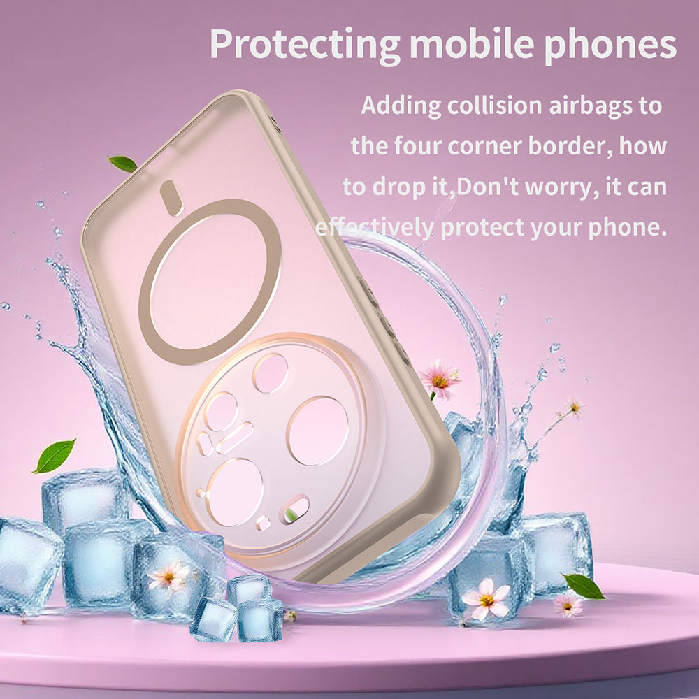 Étui MagSafe pour Xiaomi 17 Ultra, Techsuit, HaloFrost II, Doré