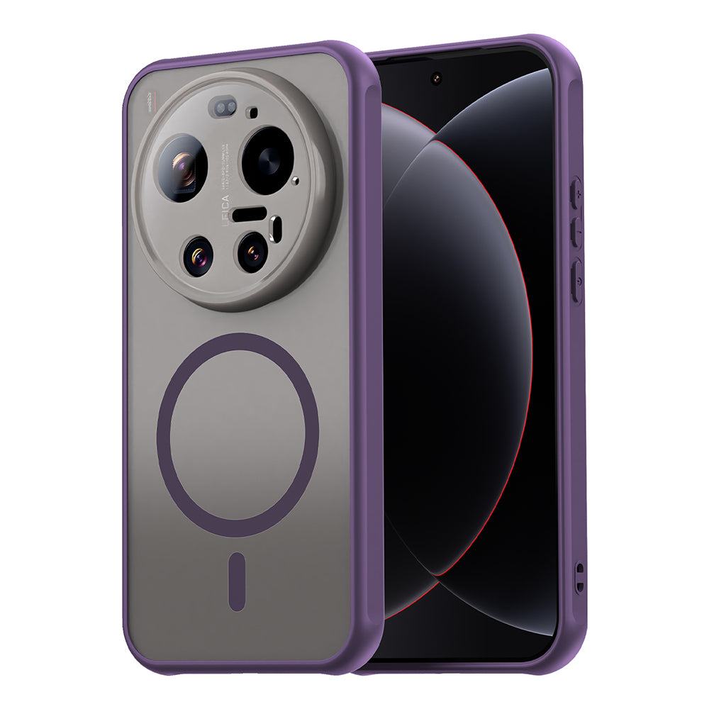 MagSafe Case for Xiaomi 17 Ultra, Techsuit, HaloFrost II, Purple
