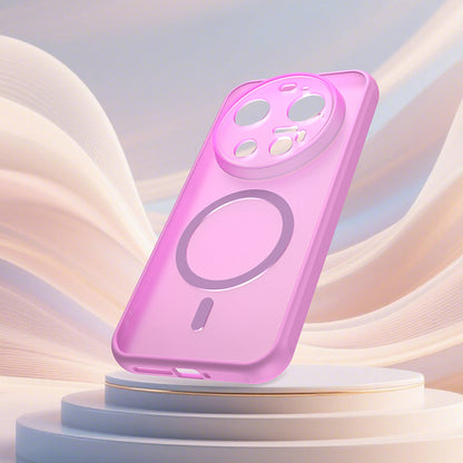 MagSafe hoesje voor Xiaomi 17 Ultra, Techsuit, HaloFrost II, Roze