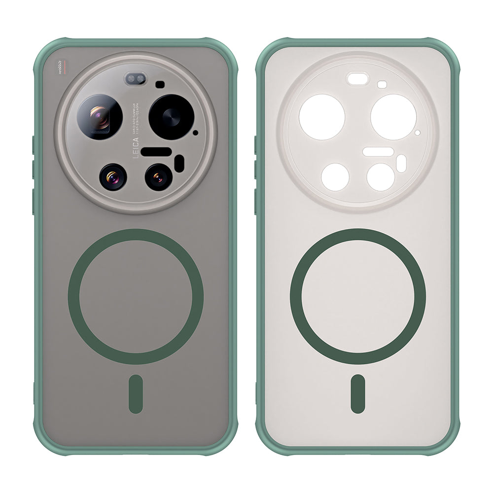 MagSafe hoes voor Xiaomi 17 Ultra, Techsuit, HaloFrost II, Groen