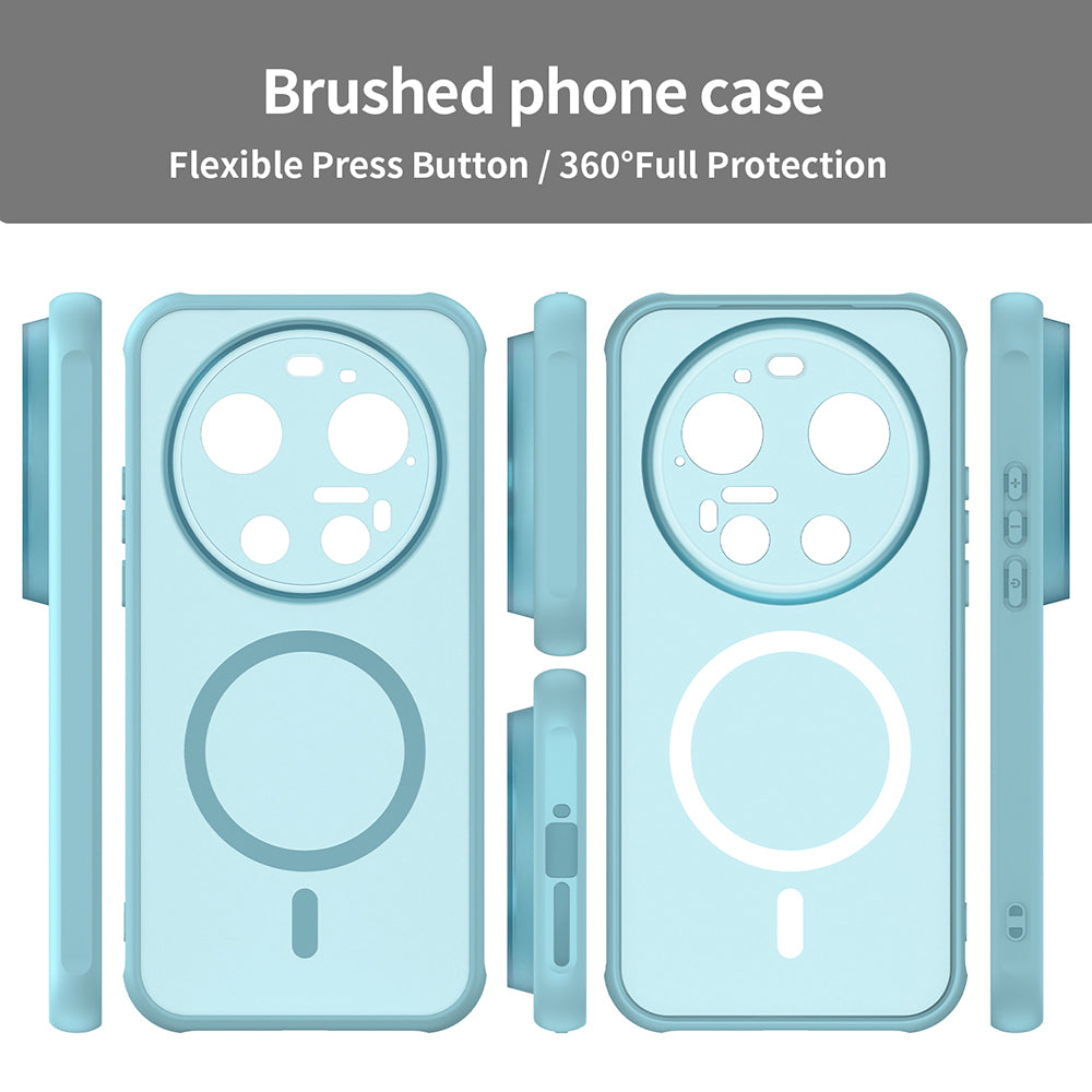 Étui MagSafe pour Xiaomi 17 Ultra, Techsuit, HaloFrost II, Vert Clair